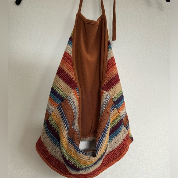 Y2K Multi color halter crop top - Picture 5 of 6